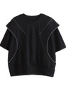 youngcash Men Solid Round Neck Cotton Blend