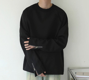 youngcash Solid Men Round Neck Black T-Shirt