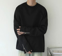 youngcash Solid Men Round Neck Black T-Shirt