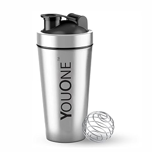 YOUONE Stainless Steel Shaker Bottles For Gym