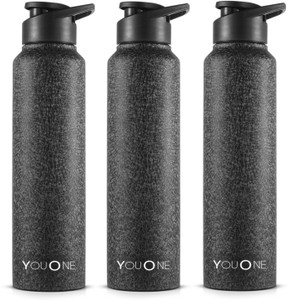 youone stainless steel water bottle for fridge home office travel school kids gym 1000 ml steel bottle