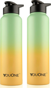 youone steel sipper water bottle 1 ltr for school fridge office gymmen women 1000 ml steel bottle