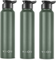 Youone Steel Sipper Water Bottle 1 Ltr for School, Fridge, Office, Gym,Men, Women 1000 ml Steel Bottle