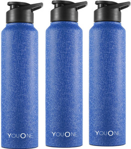 youone steel water bottle for fridge home office travel school kids adults 1000 ml steel bottle