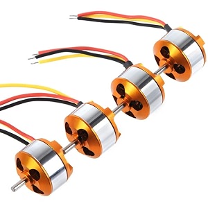 your bot 4x 1400kv bldc brushless motor yellow