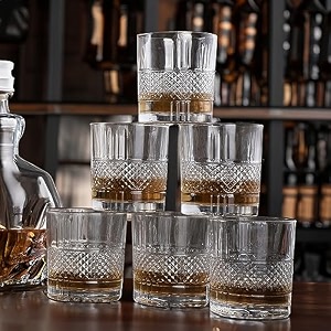your home bar with this set of 6 aesthetic crystal glasses featuring wine glasses and 300ml glassware perfect for entertaining and everyday use in your kitchen and home whisky glass set of 6