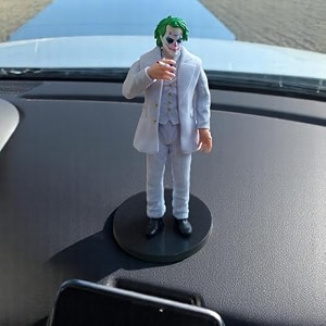 yourkartscom car decoration joker villan 20cm large size famous superhero amp comic character action figure joker smoking white