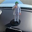 YOURKARTS.COM Car Decoration Joker Villan 20cm Large Size Famous Superhero &amp; Comic Character Action Figure (Joker Smoking White)