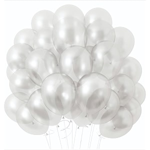 balloon decoration kit for birthdays baby shower wedding anniversary valentine39s day arch garland for parties celebration amp eventfestive party decorations-metallic white50 balloons