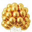 Balloon Decoration Kit for Birthdays Baby Shower, Wedding Anniversary, Valentine's Day Arch Garland for Parties Celebration &amp; Event/Festive Party Decoration-GOLDEN CHROME(150 Balloons)