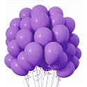 Balloon Decoration Kit for Birthdays Baby Shower, Wedding Anniversary, Valentine's Day Arch Garland for Parties Celebration &amp; Event/Festive Party Decorations - PURPLE (50 Balloons)