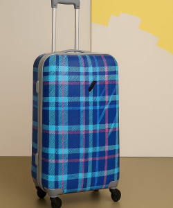 yours luggage hard body 8-wheel polycarbonate trolley bag with tsa lock lightweight  durable cabin suitcase 2 wheels - 20 inch