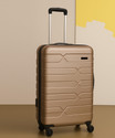 Yours Luggage Stylish Hard Body Luggage – 8-Wheel Spinner Trolley, Polycarbonate Build Check-in Suitcase 2 Wheels - 24 inch