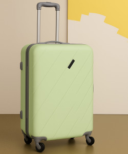yours luggage travel trolley bag  8-wheel polycarbonate with number lock hard body luggage check-in suitcase 2 wheels - 24 inch