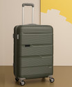 Yours Luggage Travel Trolley Bag – 8-Wheel Polycarbonate with Number Lock, Hard Body Luggage Cabin Suitcase 2 Wheels - 20 inch