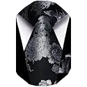 YourTies Boys Tie Silk Self Kids Necktie Pocket Square Set with Gift Box
