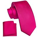 YourTies Boys Tie Silk Self Kids Necktie Pocket Square Set with Gift Box