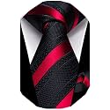 YourTies Boys Tie Silk Self Kids Necktie Pocket Square Set with Gift Box