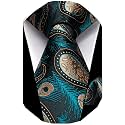 YourTies Boys Tie Silk Self Kids Necktie Pocket Square Set with Gift Box
