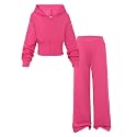 YOURUIKEY Girls 2 Piece Outfits Hoodie Sweatsuit Girl Clothing Set 7-14Y