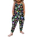 Yousie Toddler Girls Kids Rompers Jumpsuit Summer Spring Outfits 1-8 Years