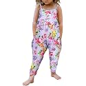 Yousie Toddler Girls Kids Rompers Jumpsuit Summer Spring Outfits 1-8 Years