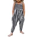 Yousie Toddler Girls Kids Rompers Jumpsuit Summer Spring Outfits 1-8 Years