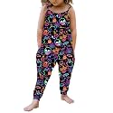 Yousie Toddler Girls Kids Rompers Jumpsuit Summer Spring Outfits 1-8 Years