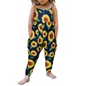 Yousie Toddler Girls Kids Rompers Jumpsuit Summer Spring Outfits 1-8 Years