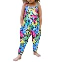 Yousie Toddler Girls Kids Rompers Jumpsuit Summer Spring Outfits 1-8 Years