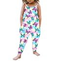 Yousie Toddler Girls Kids Rompers Jumpsuit Summer Spring Outfits 1-8 Years