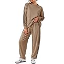 Yousify Women's 2 Piece Outfits Side Stripe Tracksuit Fall Matching Sets