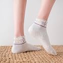 Socks For Women Winter Wear | Low Cut Ankle Length Loafer Socks | Ladies Knitted Socks Combo | Girls Socks | Socks For Yoga | Printed Socks (Pack of 5) (Multicolor, SK1200)