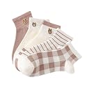 Socks For Women Winter Wear | Low Cut Ankle Length Loafer Socks | Ladies Knitted Socks Combo | Girls Socks | Socks For Yoga | Printed Socks (Pack of 5) (Multicolor, SK1200)