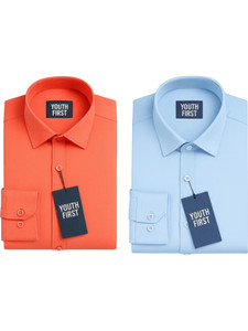 YOUTH FIRST INDIAN BRAND Men Solid Formal