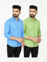 youth first Men Regular Fit Solid Spread