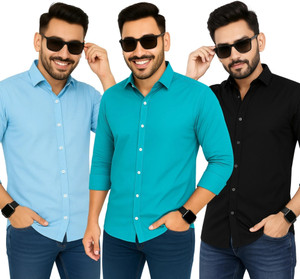 youth first Men Solid Casual Multicolor Shirt
