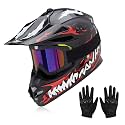 Youth Kids Dirt Bike Helmets J01 Full Face Motocross DOT Approved