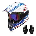 Youth Kids Dirt Bike Helmets J01 Full Face Motocross DOT Approved