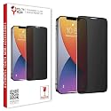 Privacy Tempered Glass for iPhone 12 / iPhone 12 Pro (6.1 Inch) | 2-Way Anti-Spy | 9H Hardness | Edge-to-Edge Coverage | Anti-Scratch | Bubble-Free Easy Installation (Pack of 1)