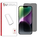 Edge to Edge Privacy Tempered Glass Screen Protector for iPhone 13 Mini (5.42 Inch) with Easy Self Installation Kit, Black, Pack of 1