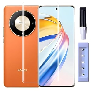 premium uv tempered glass screen protector guard for honor x9b 5g 678 inchpack of 1 smartphone full adhesive uv curved case friendly hd clarity with easy installation kit