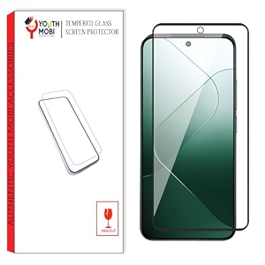 tempered glass screen protector guard for xiaomi 14  mi 14 5g  xiaomi 15 black smartphone edge to edge coverage with easy to installation kit