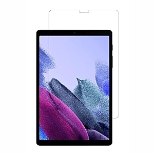 tempered glass screen protector for samsung galaxy tab a7 lite 8734 sm-t220t225  9h hardness  case friendly  ultra clear  bubble-free pack of 1 transparent