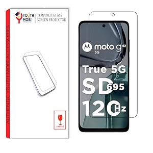 tempered glass screen protector for moto g62 5g  edge-to-edge full coverage  9h hardness  anti-scratch  bubble-free easy self installation