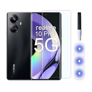 adavnced glue uv curved tempered glass for realme 10 pro plusrealme 11 pro 5g  realme 11 pro plus  with hd clearity full curved edge protection and installation kit