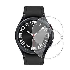 tempered glass screen protector compatible for samsung galaxy watch 6 classic amp samsung galaxy watch ultra 47mm 1534 inch with easy installation kit pack of 2