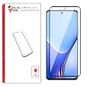 Tempered Glass Screen Protector for Realme Narzo 60X / Narzo 11 / Narzo 11X / C67 (6.72 Inch) - Black, Edge-to-Edge Full Screen Coverage, 9H Hardness with Easy Installation Kit - Pack of 1