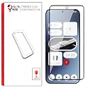 Tempered Glass Screen Protector for Nothing Phone 2A / 2A Plus (6.7 Inch) - Edge to Edge, 9H Hardness, Anti-Scratch, Black with Installation Kit - Pack of 1