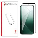 Tempered Glass Screen Protector Guard For Xiaomi 14 / Mi 14 5G / Xiaomi 15 (Black) Smartphone Edge To Edge Coverage With Easy To Installation Kit